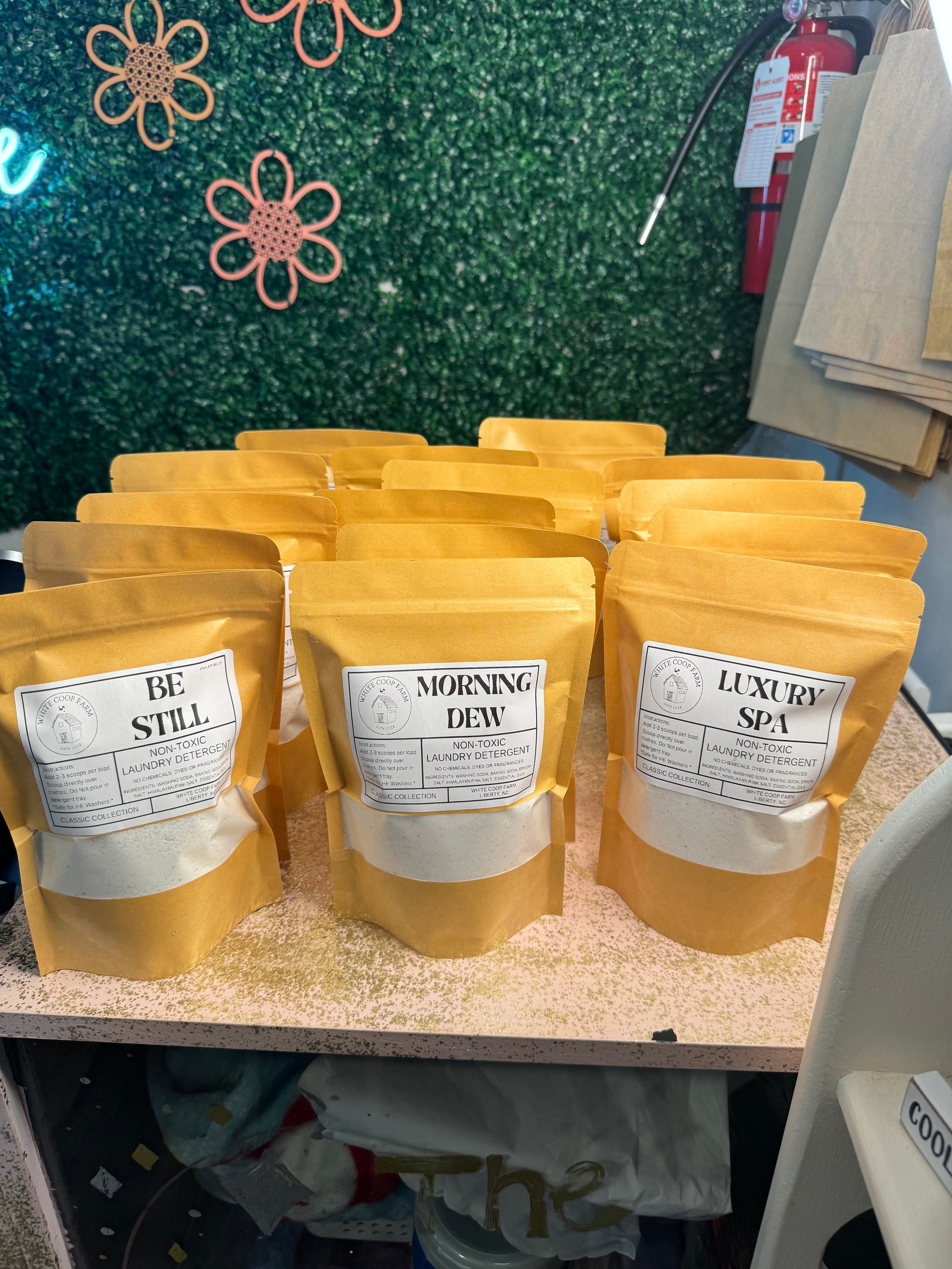 White Coop Farm laundry & dish detergent The Lily Barn Boutique